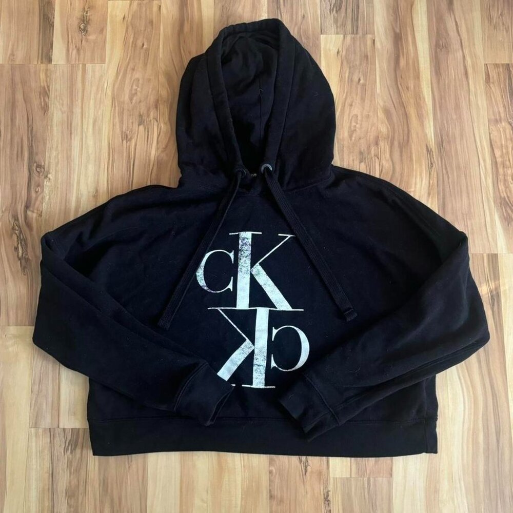 CALVIN KLEIN CROPPED HOODIE